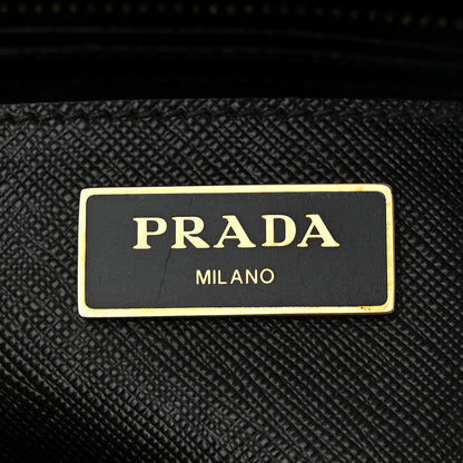 Prada Saffiano Lux Large Galleria Double Zip Tote Black 6 of 9