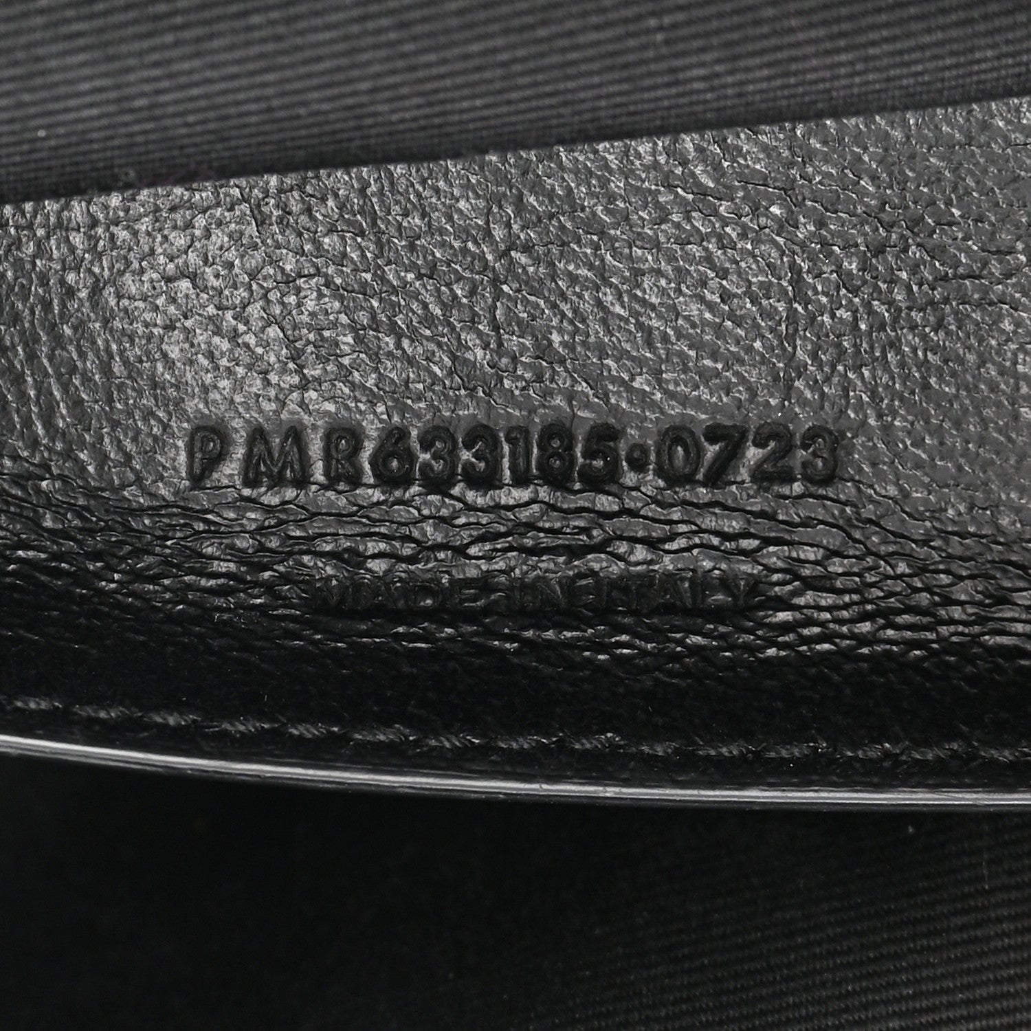 Saint Laurent Crinkled Calfskin Matelasse Monogram Baby Niki Chain Satchel Black 7 of 11