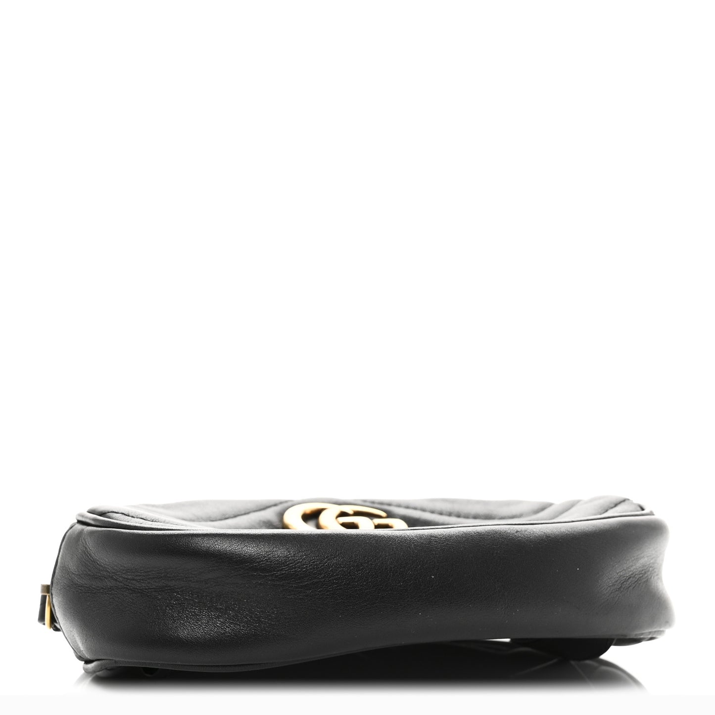 Calfskin Matelasse GG Marmont Belt Bag 95 38 Black
