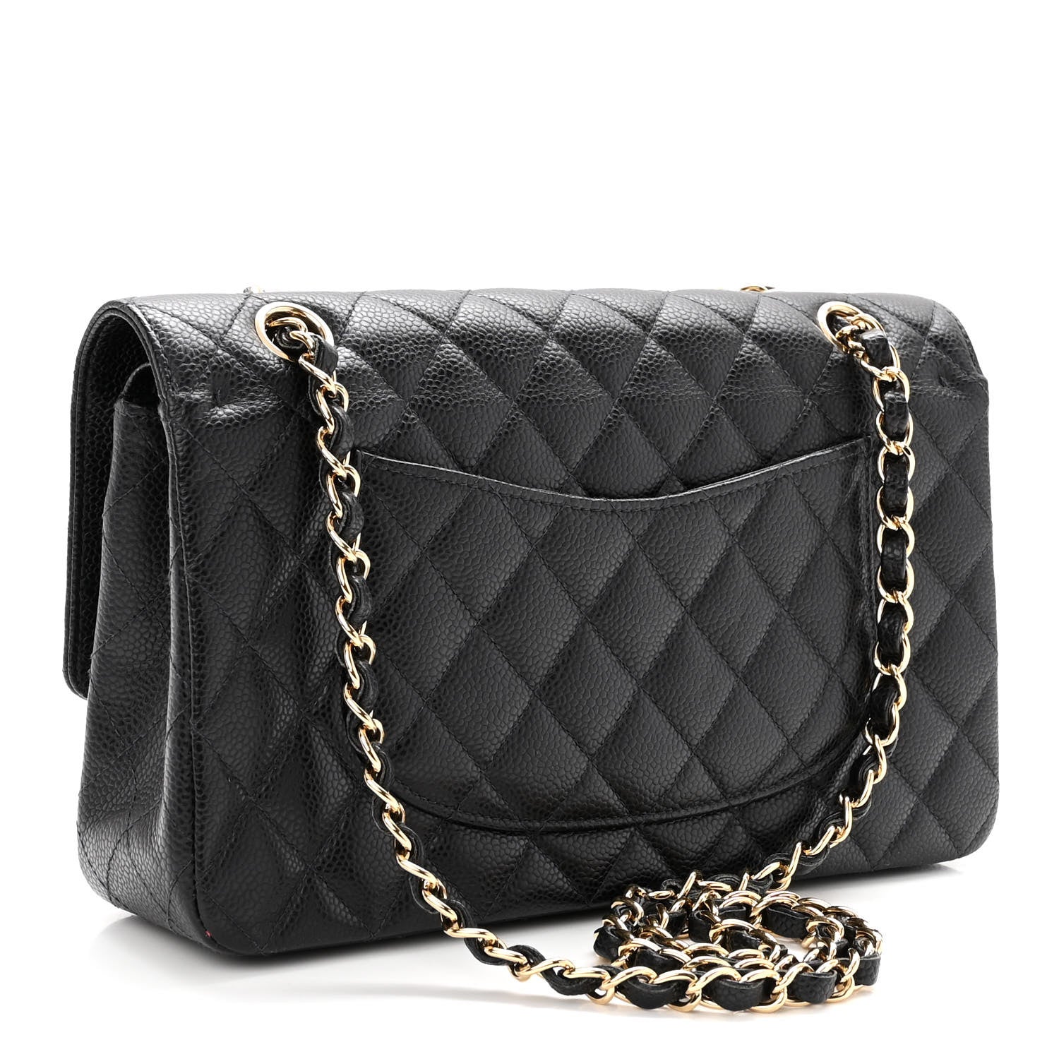 Chanel Caviar Quilted Medium Double Flap Black 3 of 10