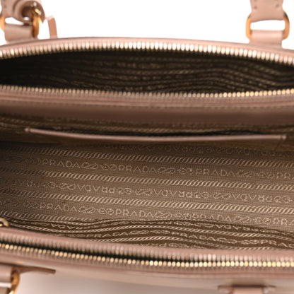 Prada Saffiano Small Galleria Double Zip Tote Cammeo 5 of 11