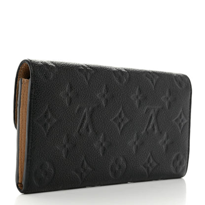 Louis Vuitton Empreinte Emilie Wallet Black Dune 3 of 8
