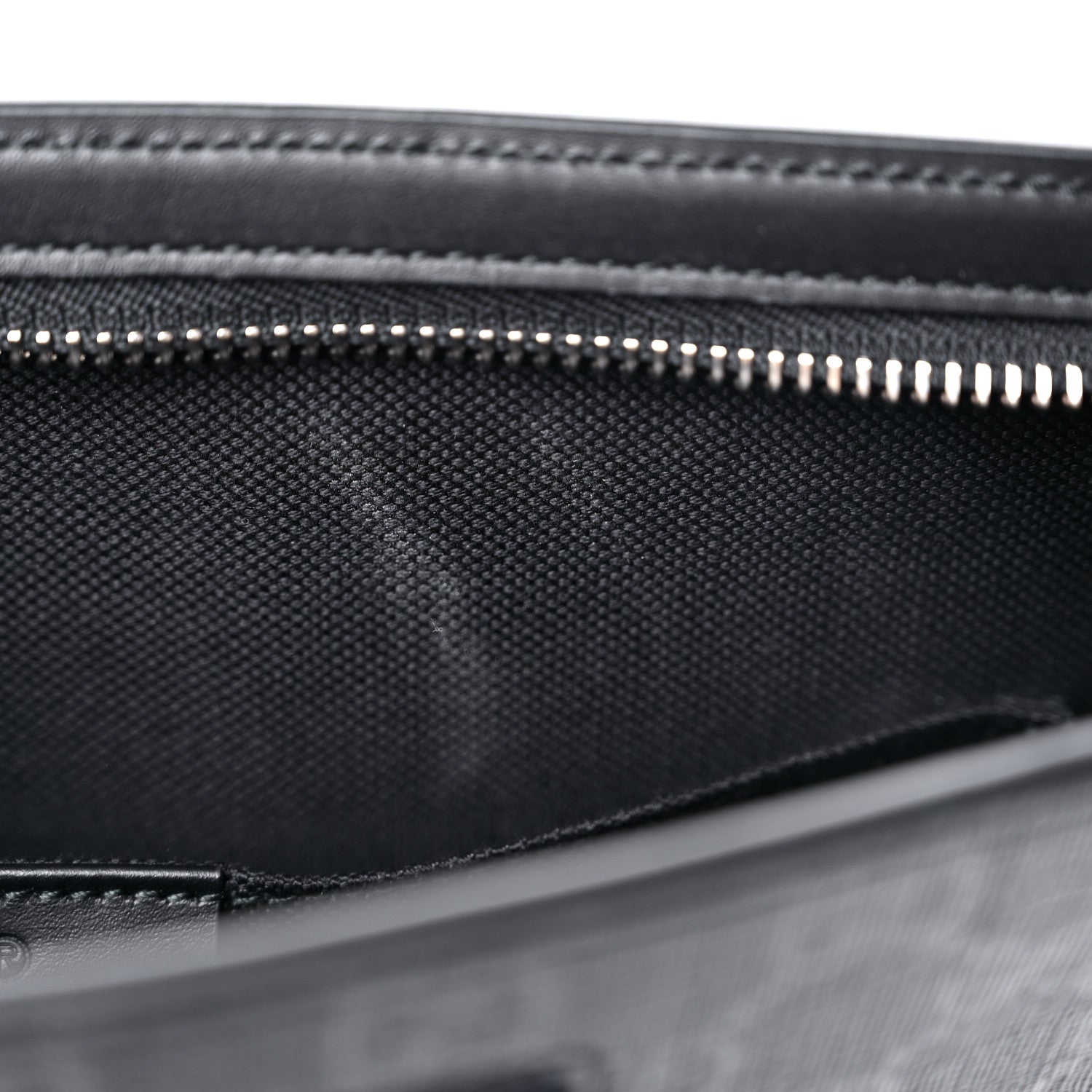 Gucci GG Supreme Monogram Selleria Calfskin Web New Web Cosmetic Case Black 11 of 11