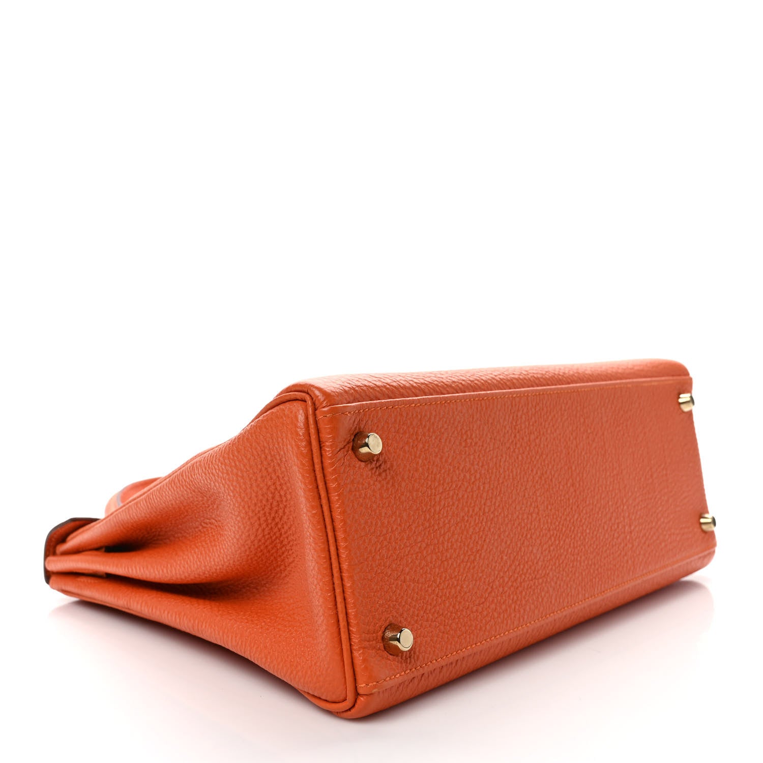Hermes Togo Kelly Retourne 32 Orange 4 of 9