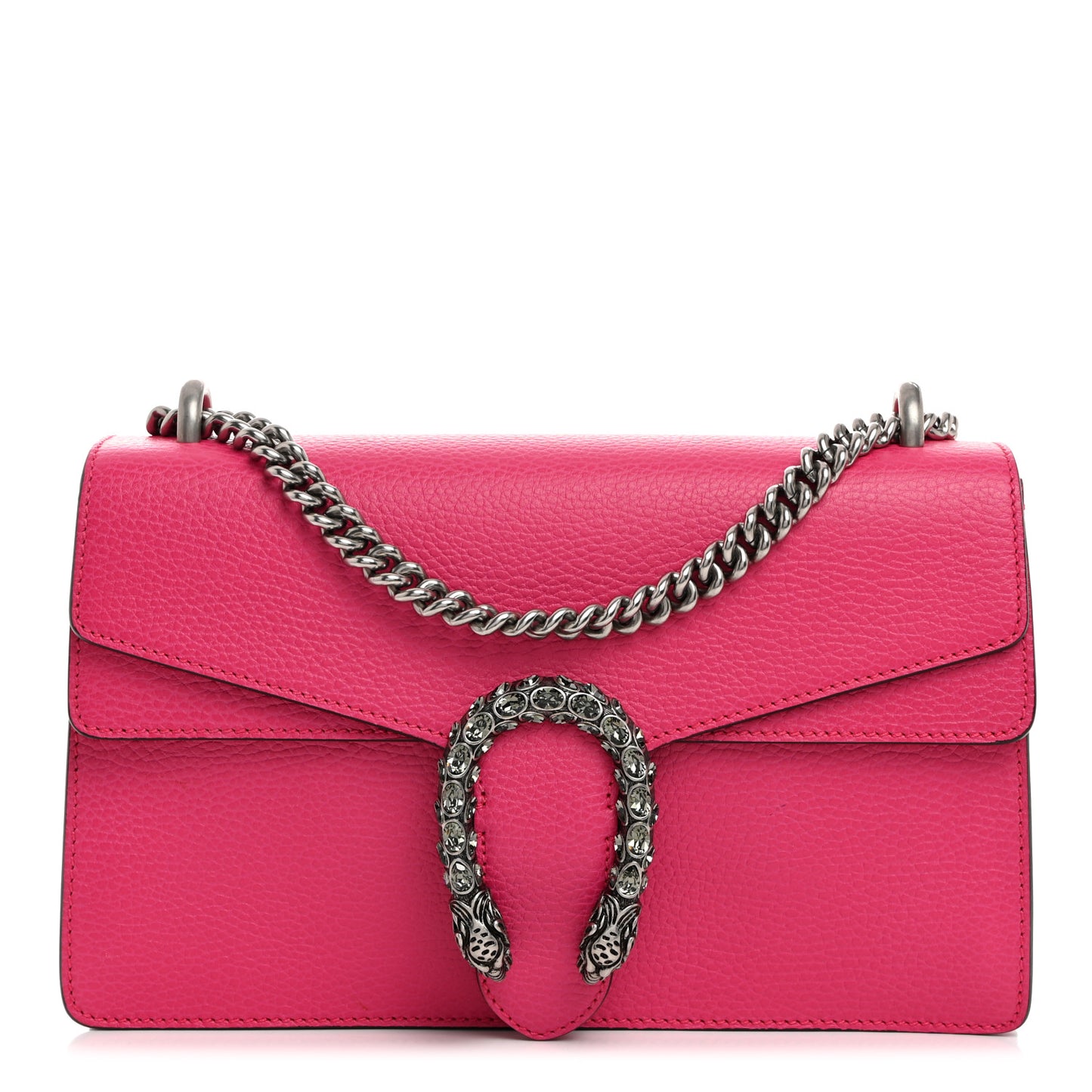 Dollar Calfskin Small Dionysus Shoulder Bag Box Pink