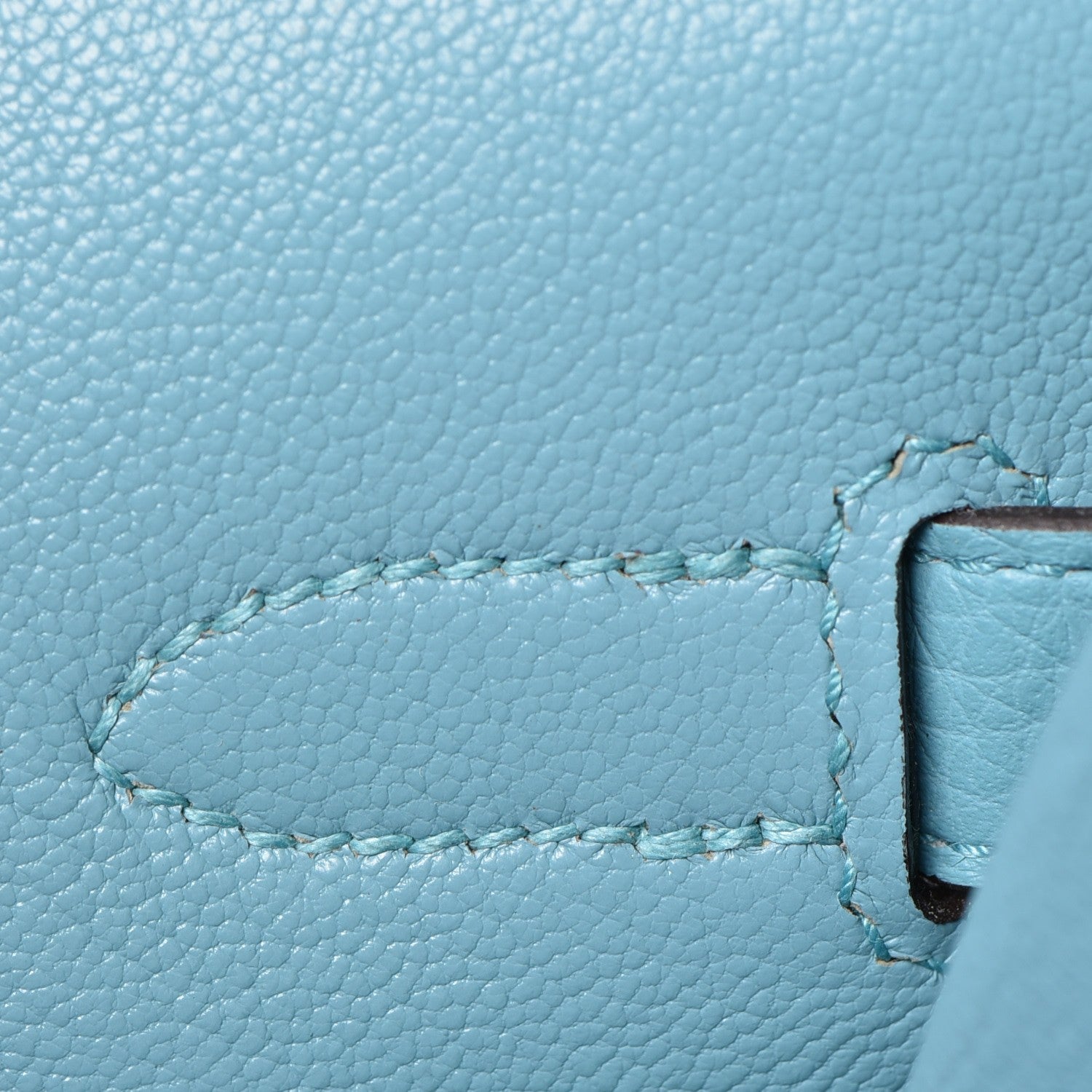 Hermes Taurillon Clemence Birkin 35 Bleu Atoll 17 of 36