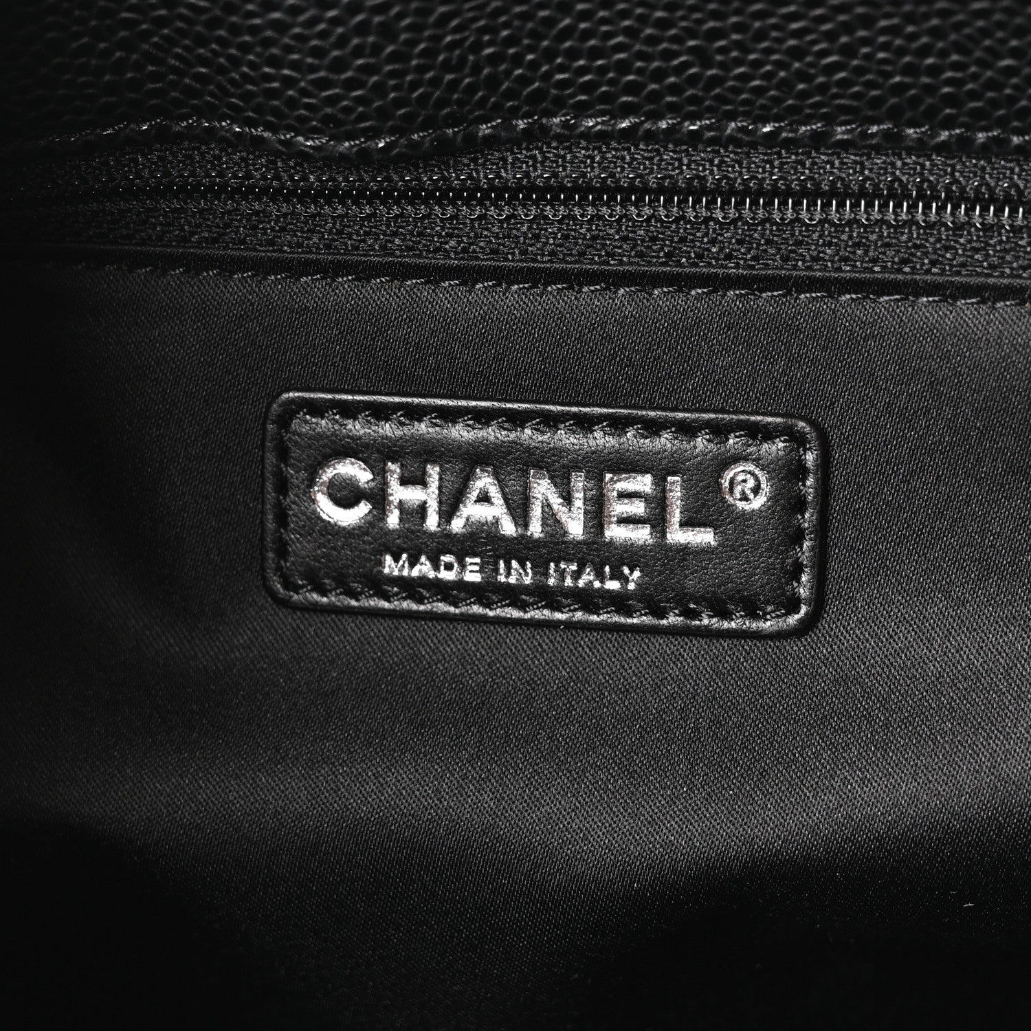 Chanel Caviar Quilted Grand Shopping Tote GST Black 6 of 10