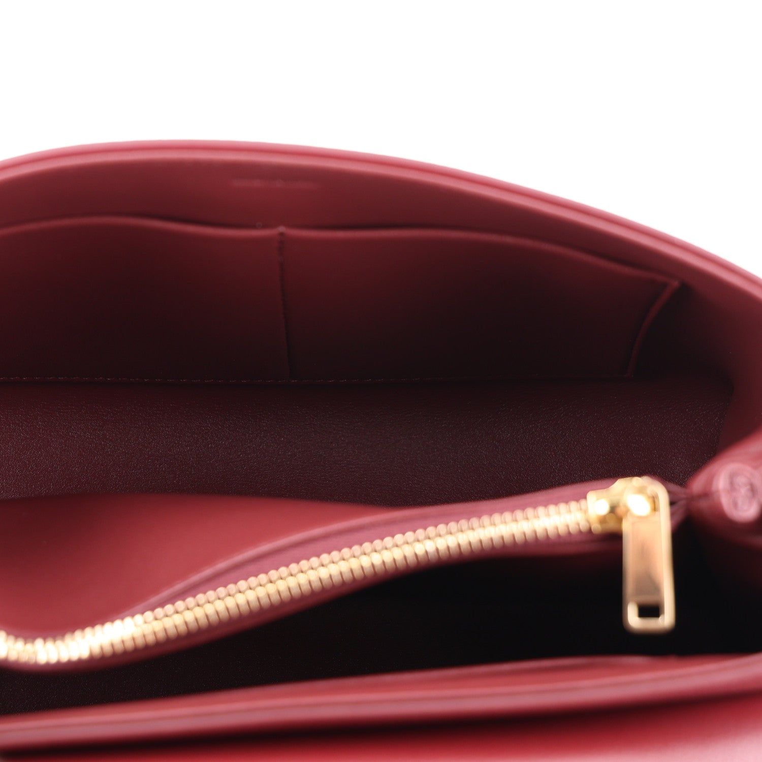 Celine Supple Grained Calfskin Medium Nino Light Burgundy 5 of 10