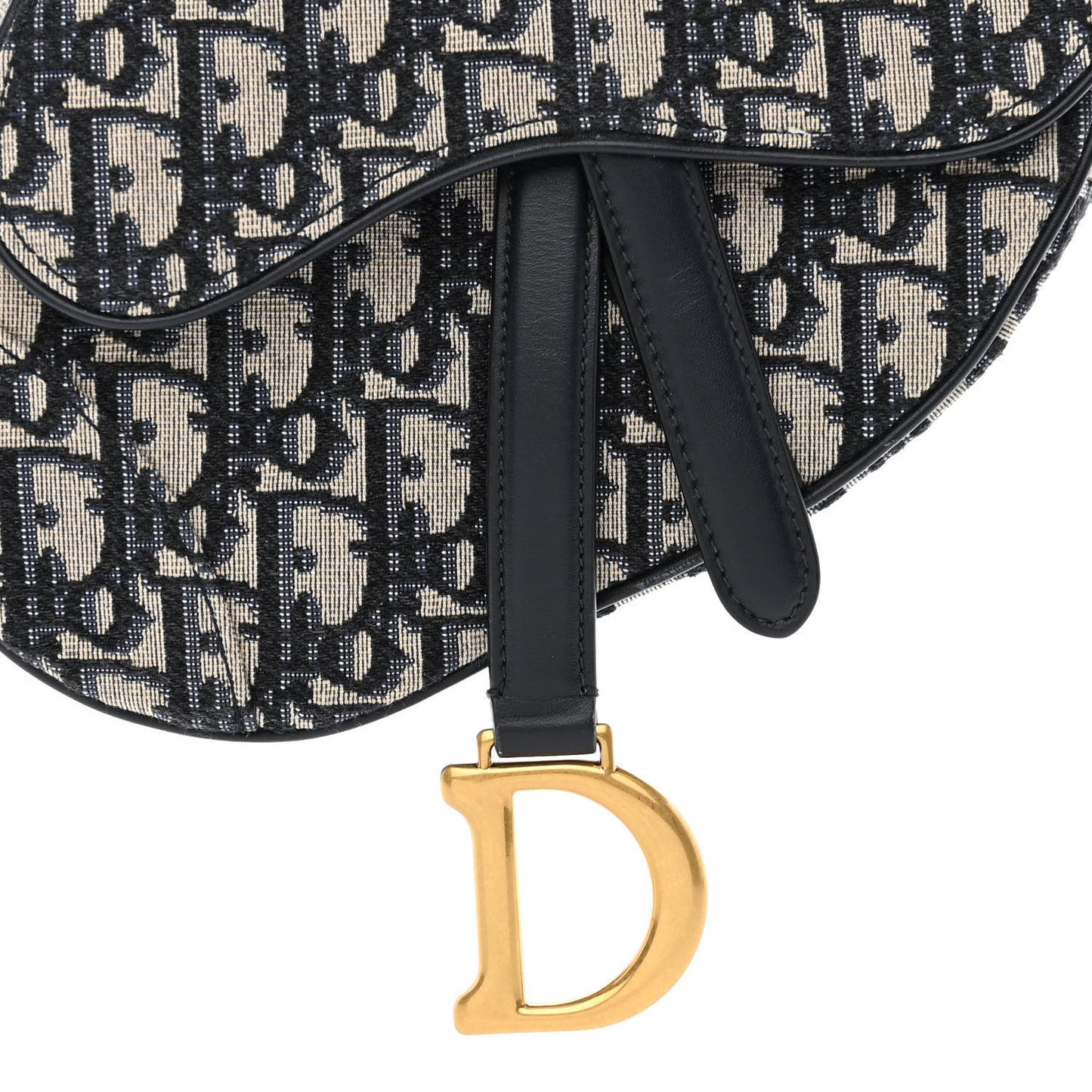 Oblique Mini Saddle Bag Blue