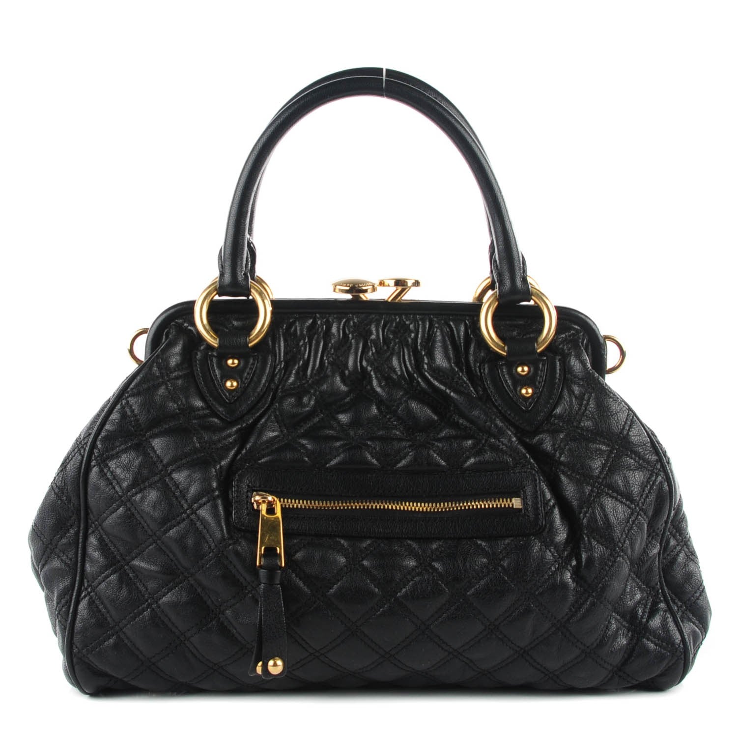 Marc Jacobs Calfskin Quilted Stam Black 1 of 9