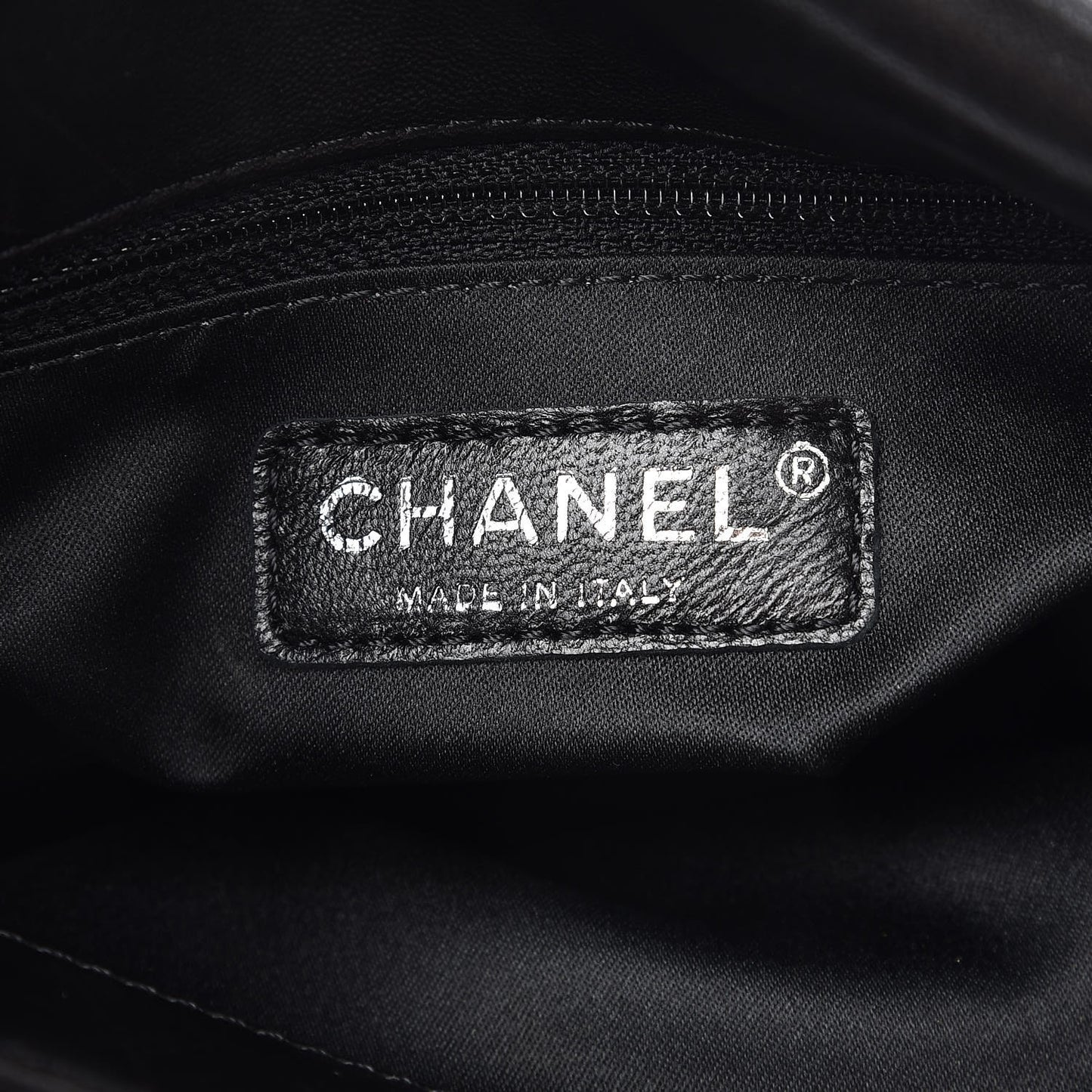 Lambskin Quilted 3 Large Flap Black