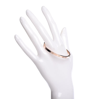 Cartier 18K Pink Gold Small LOVE Bracelet 15 2 of 5