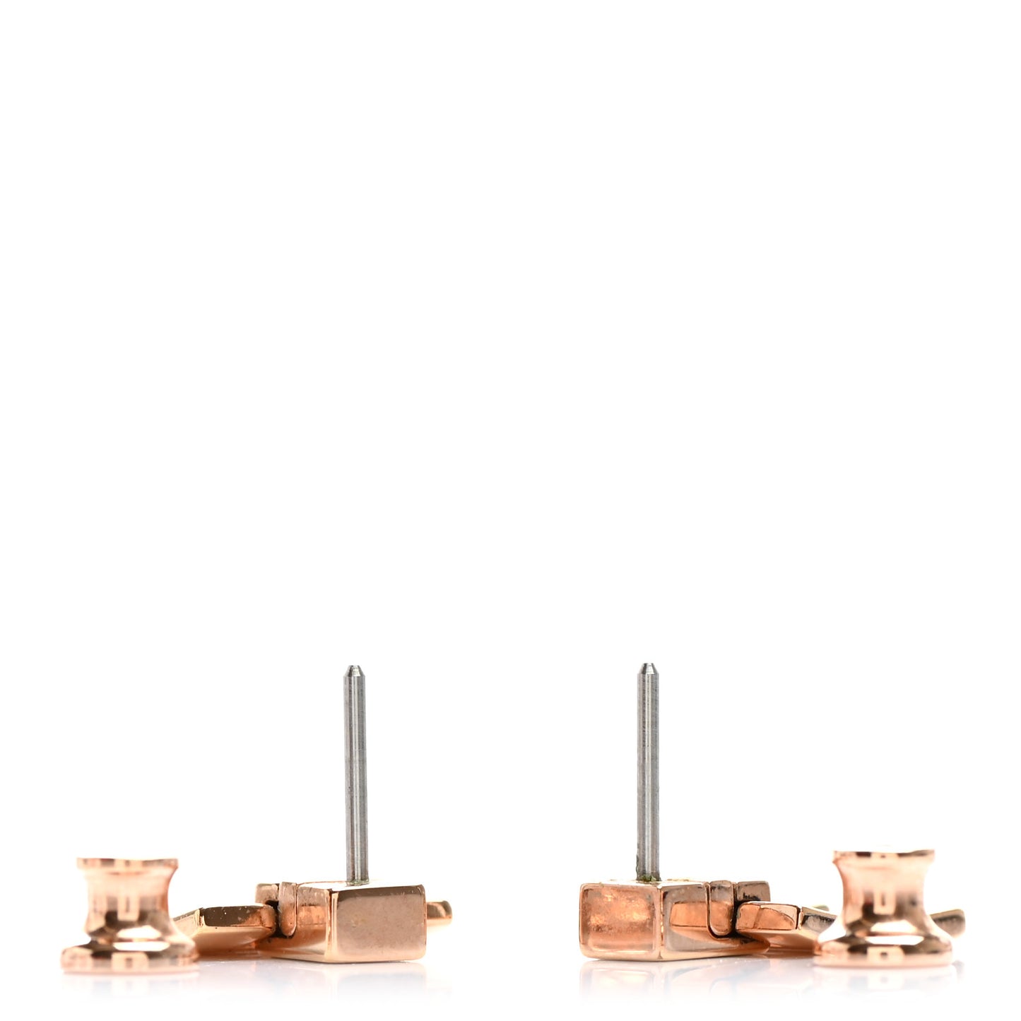 Gold Lacquer Eileen Earrings Black