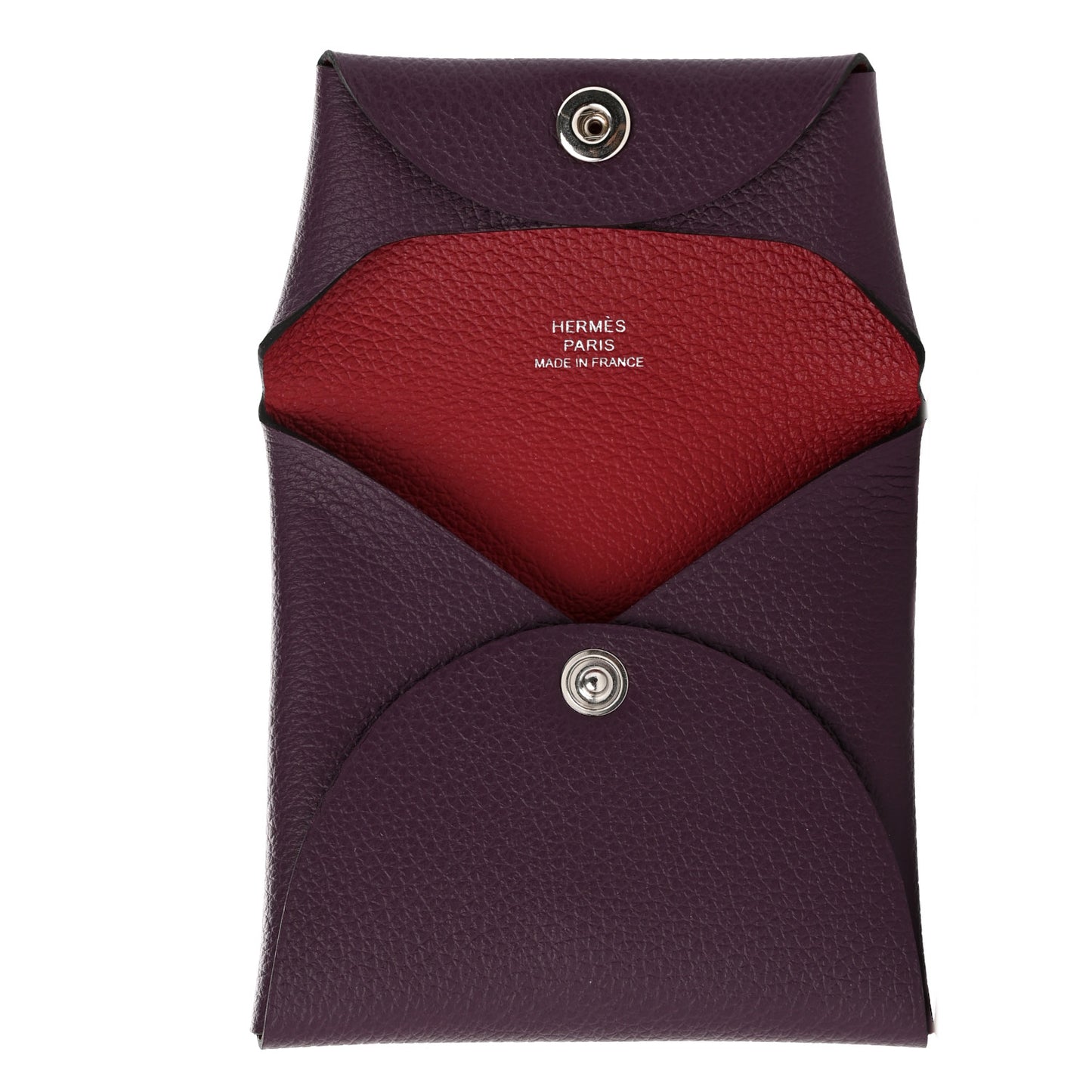 Evercolor Verso Bastia Coin Purse Cassis Rouge Grenat