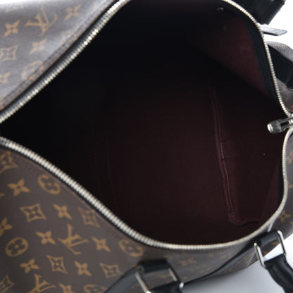 Louis Vuitton Monogram Macassar Keepall Bandouliere 45 6 of 8