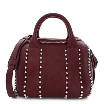 Alexander Wang Calfskin Studded Mini Rockie Matte Beet Rodium Hardware 1 of 12