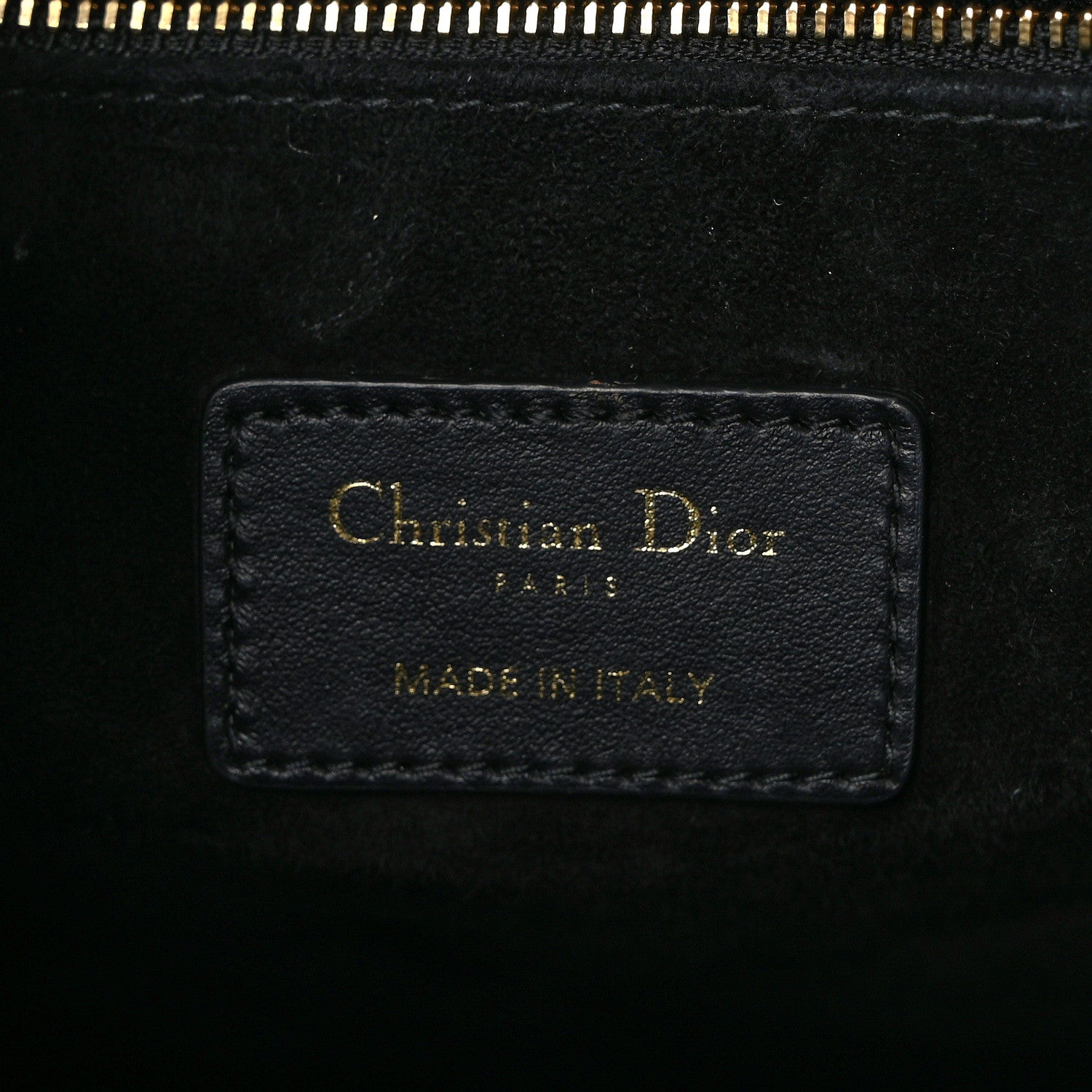 Christian Dior Calfskin Macro Cannage Medium Book Tote Black 6 of 10