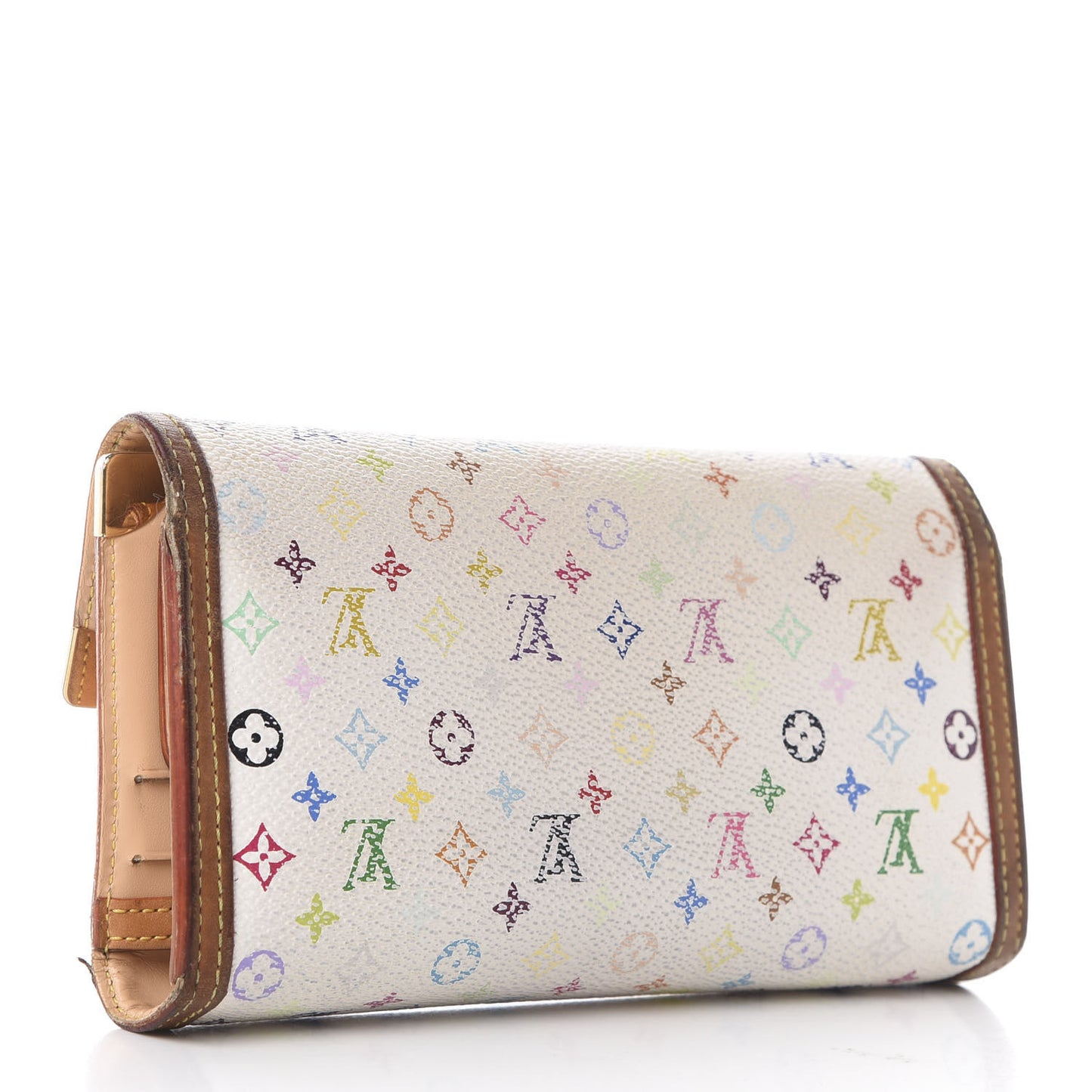 Monogram Multicolor Porte Tresor International Wallet White