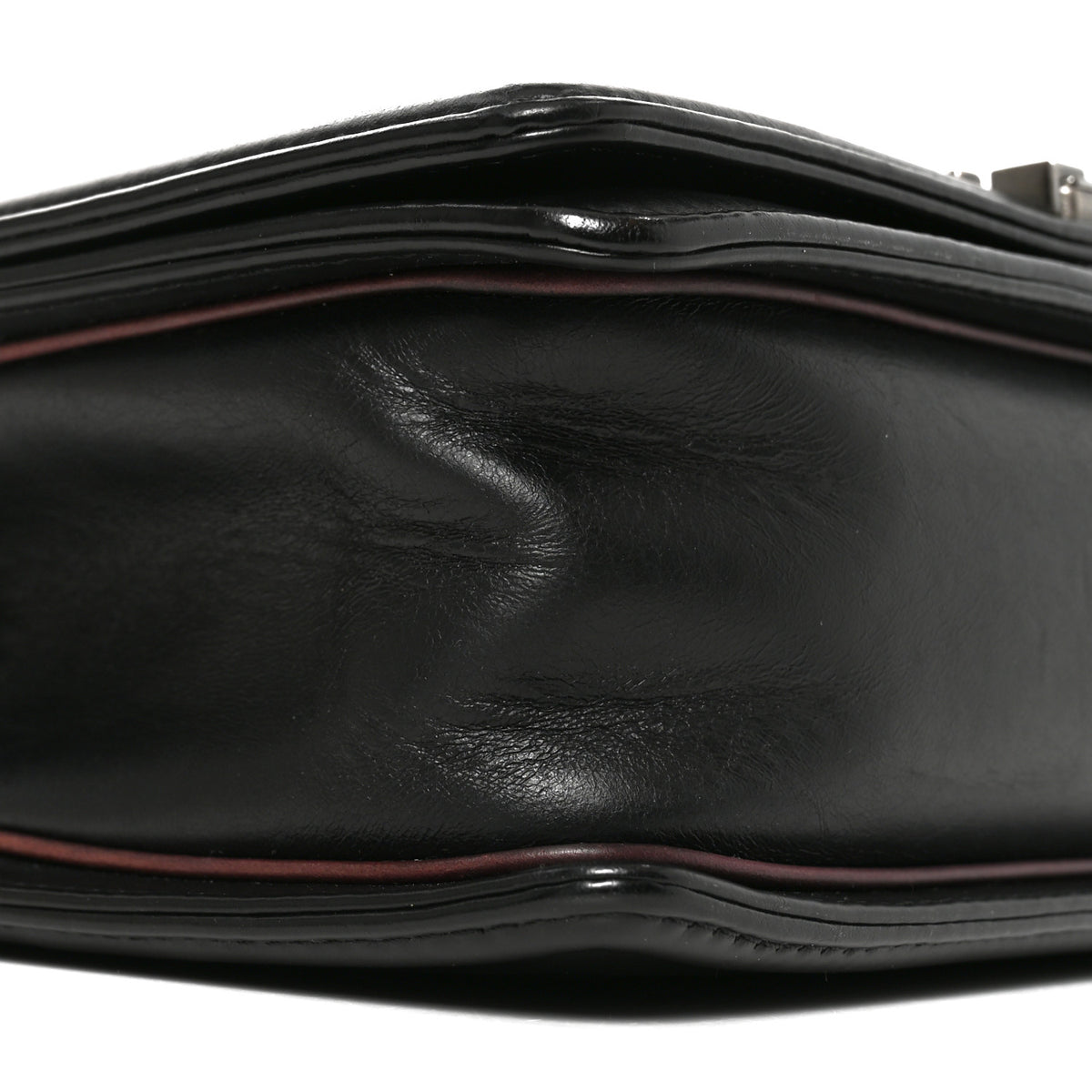 Chanel Calfskin Embossed Medium Paris Salzburg Boy Flap Black 9 of 10