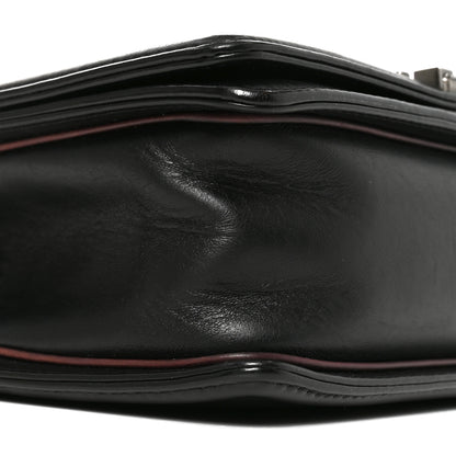 Chanel Calfskin Embossed Medium Paris Salzburg Boy Flap Black 9 of 10