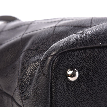 Chanel Grained Calfskin Shopping Fever Tote Black 10 of 21