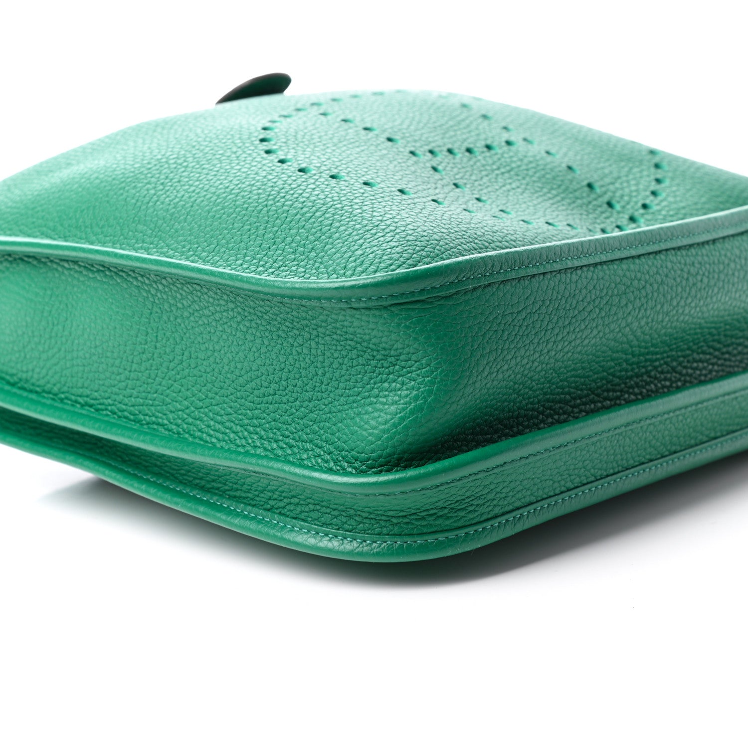 Hermes Taurillon Clemence Evelyne III PM Vert Vertigo 8 of 10