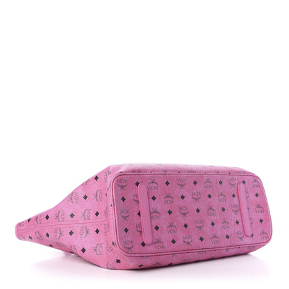 MCM Visetos Large Anya Shopper Tote Pink 4 of 9