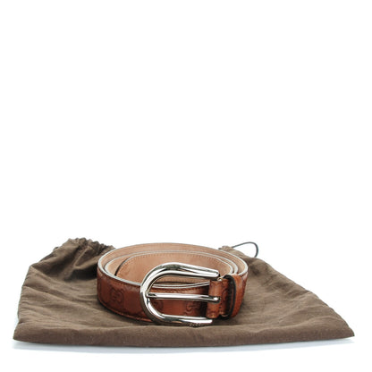 Gucci Guccissima Belt 90 36 Brown 7 of 7