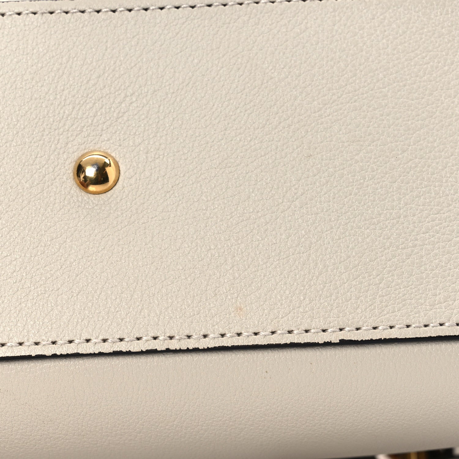 Gucci Wonka Grain Calfskin Mini Diana Tote Bag Mystic White 12 of 13