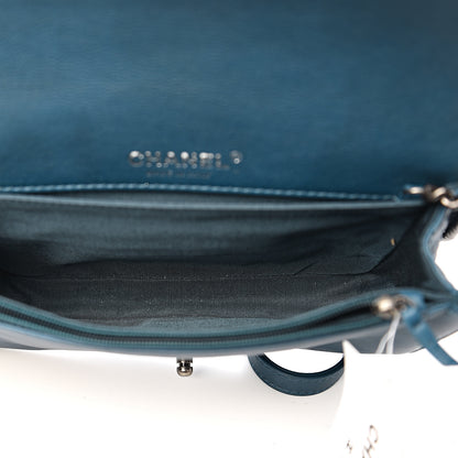 Chanel Calfskin Small Boy Reverso Flap Dark Blue 4 of 12