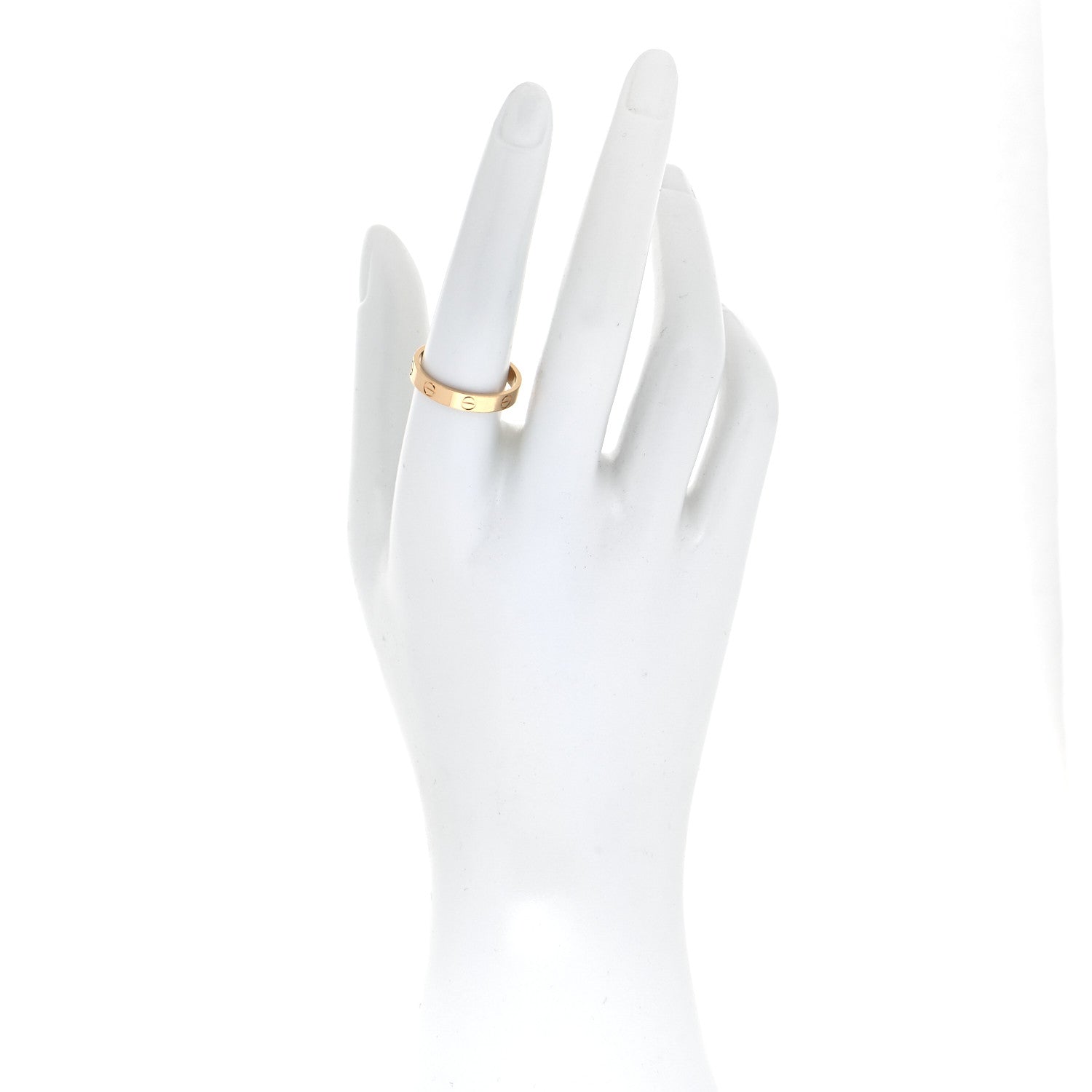Cartier 18K Yellow Gold 3.5mm LOVE Wedding Band Ring 58 8.25 2 of 4