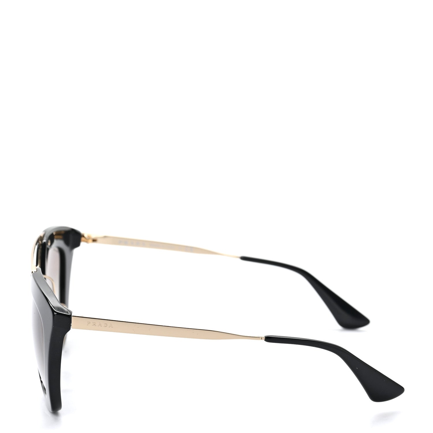 Prada Acetate Cinema Sunglasses SPR 09Q Black 3 of 6