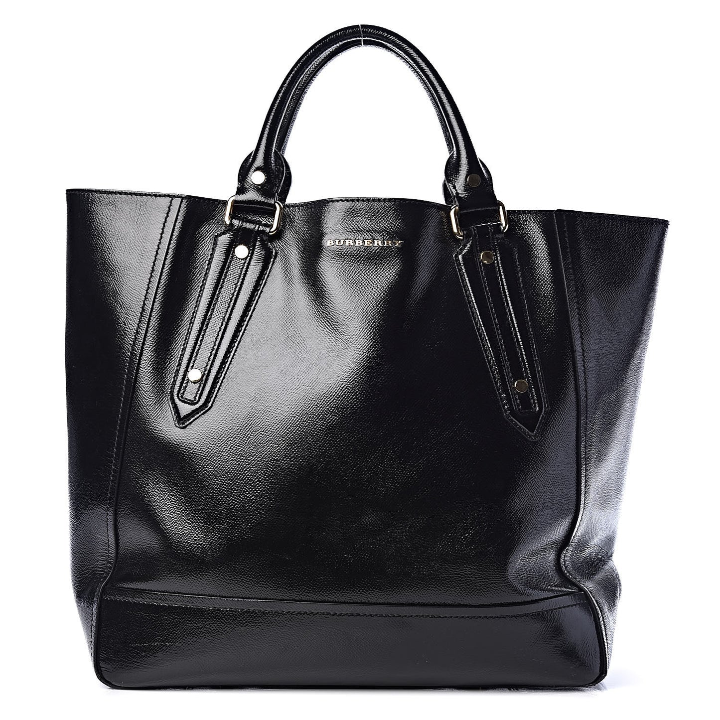 Patent Large Somerford Tote Black