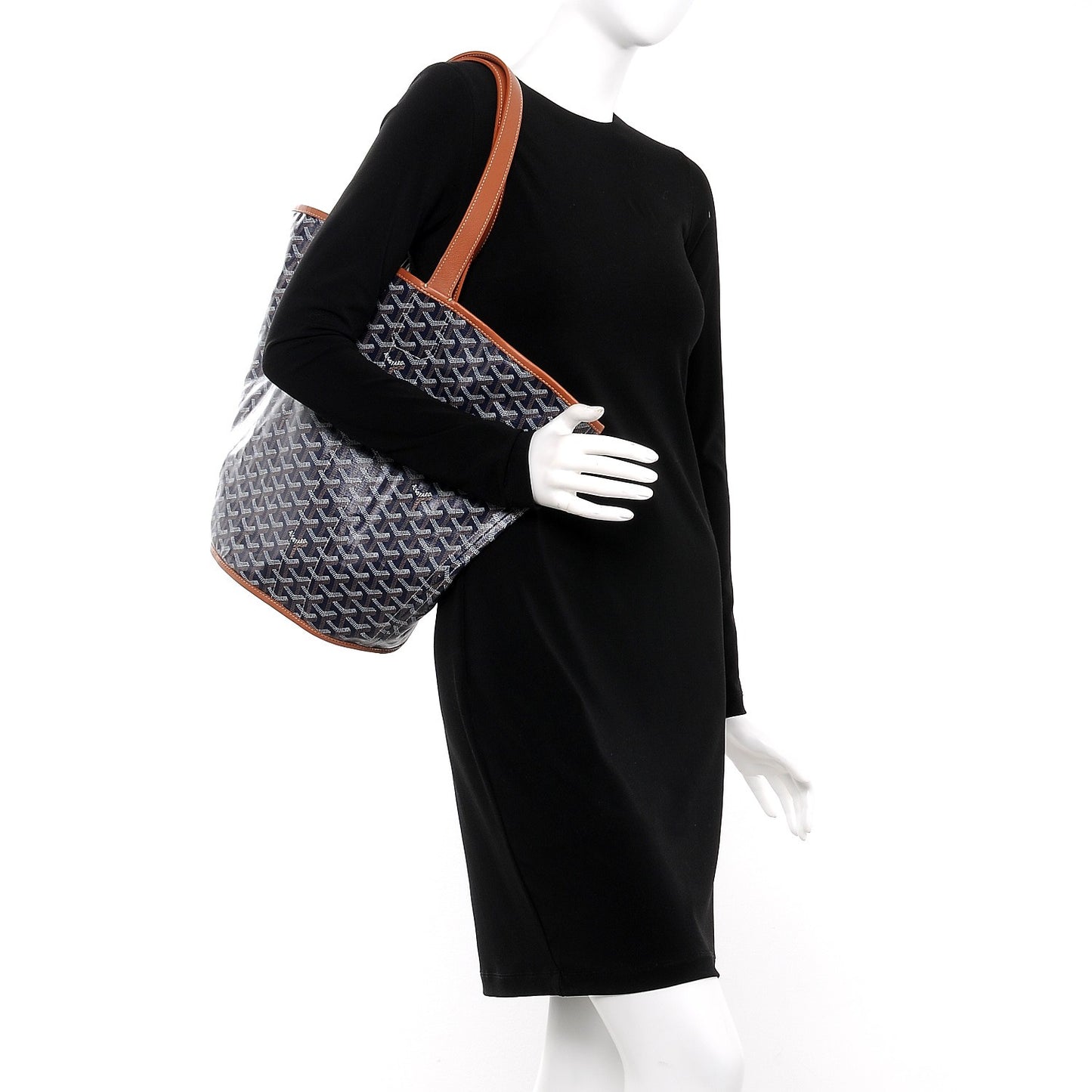 Goyardine Reversible Belharra Navy Gold