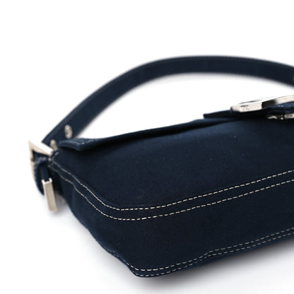 Fendi Denim Baguette Blue 7 of 8