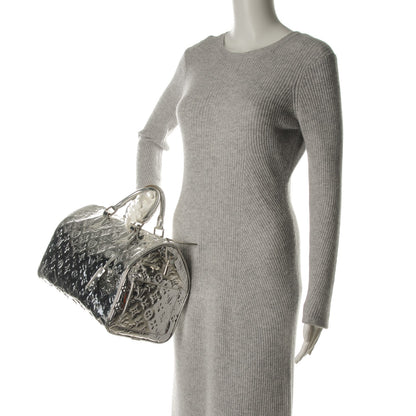 Louis Vuitton Monogram Miroir Speedy 30 Silver 2 of 7