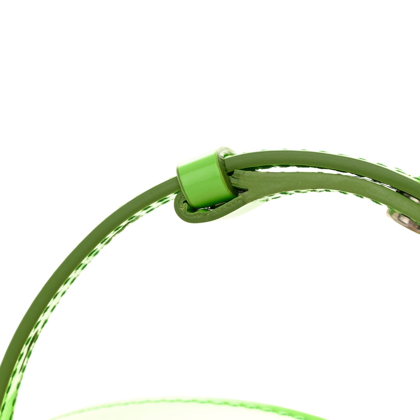 Calfskin Geometric Shoulder Bag Green