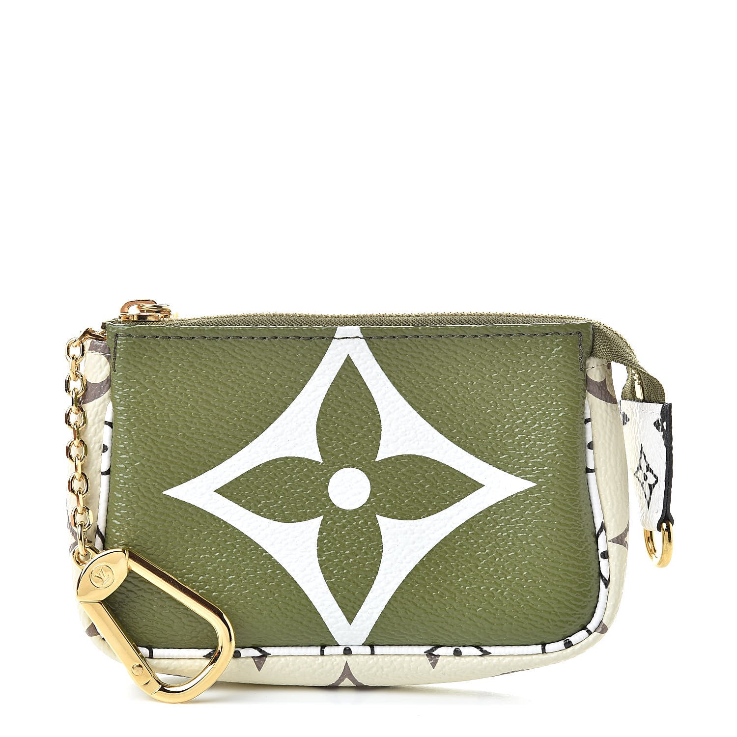 Louis Vuitton Monogram Giant Micro Pochette Accessories Kaki White 1 of 8