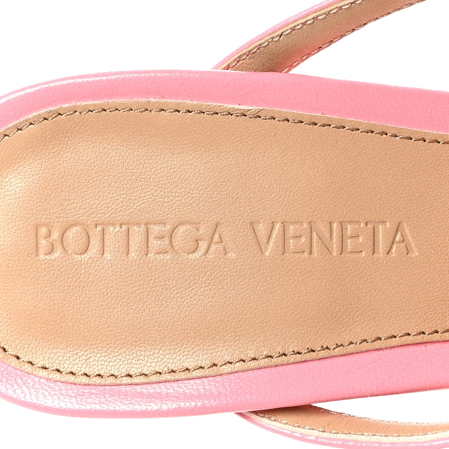 Lambskin Stretch Multi Strap 90mm Sandals 37.5 Blossom