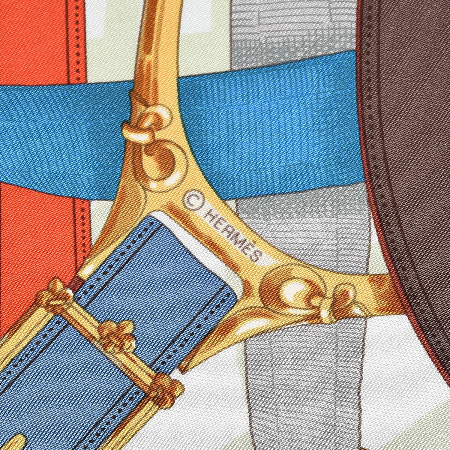 Hermes Silk Cavalcadour Scarf 90 4 of 7