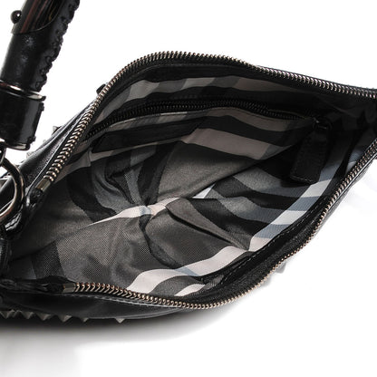 Burberry Lambskin Studded Sling Bag Black 5 of 8