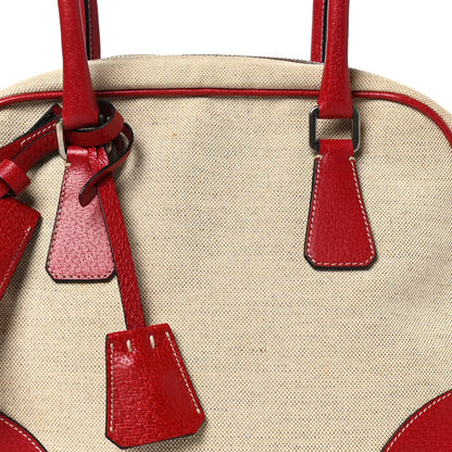 Prada Canapa Cinghiale Bowler Bag Corda Fuoco 7 of 9