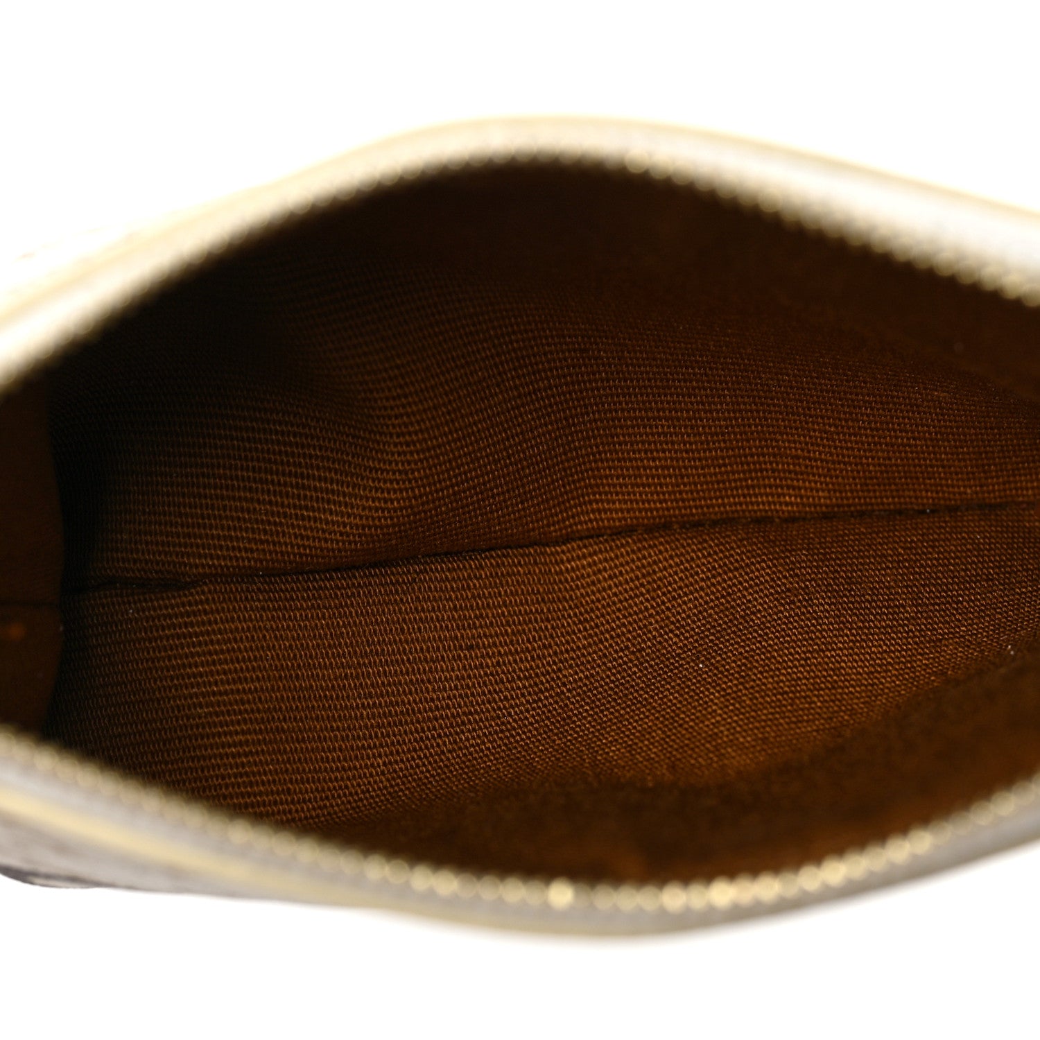 Celine Triomphe Canvas Coin and Card Pouch White 5 of 5