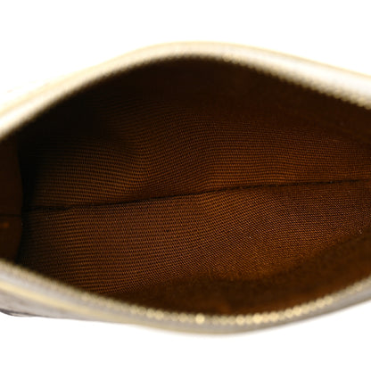 Celine Triomphe Canvas Coin and Card Pouch White 5 of 5