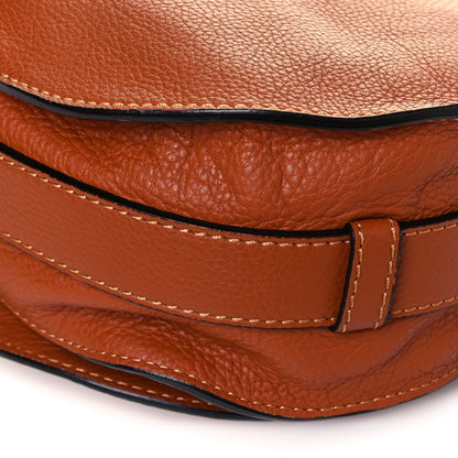 Chloe Calfskin Medium Marcie Round Crossbody Bag Tan 11 of 11