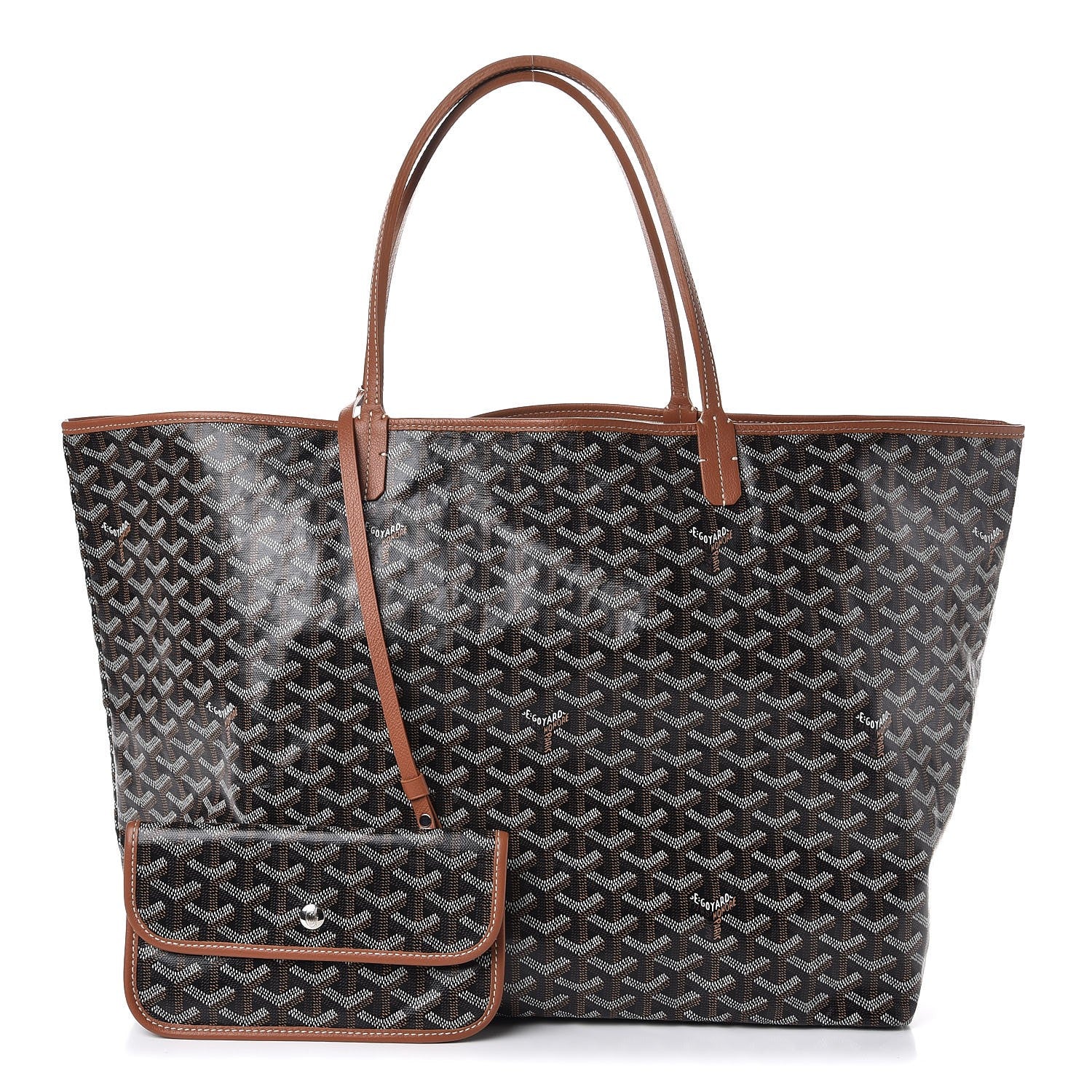 Goyard Goyardine Saint Louis GM Black Gold 1 of 7