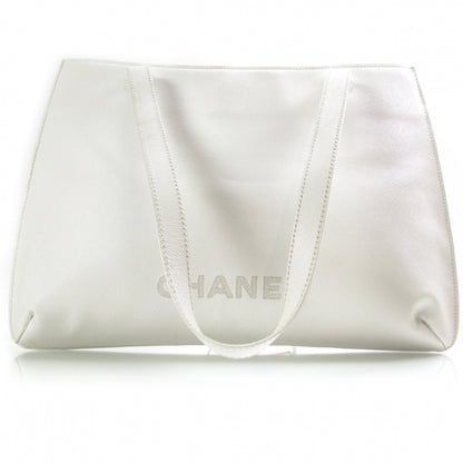 Chanel Caviar Tote White 1 of 12