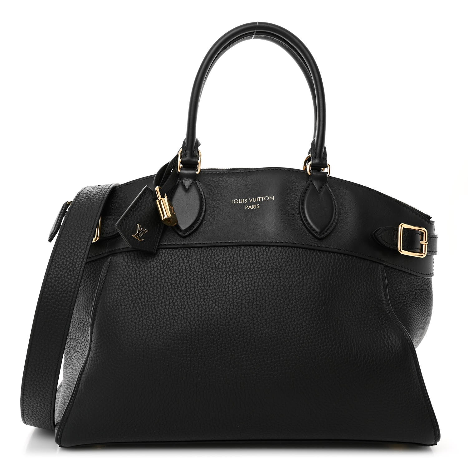 Louis Vuitton Taurillon Vendome MM Black 1 of 10