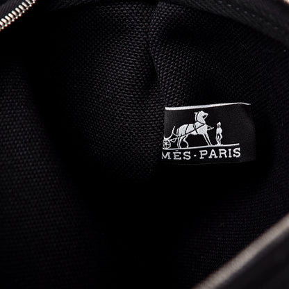 Hermes Military Toile Vache Hunter Herbag Zip Retourne Cabine Bag Black 8 of 11