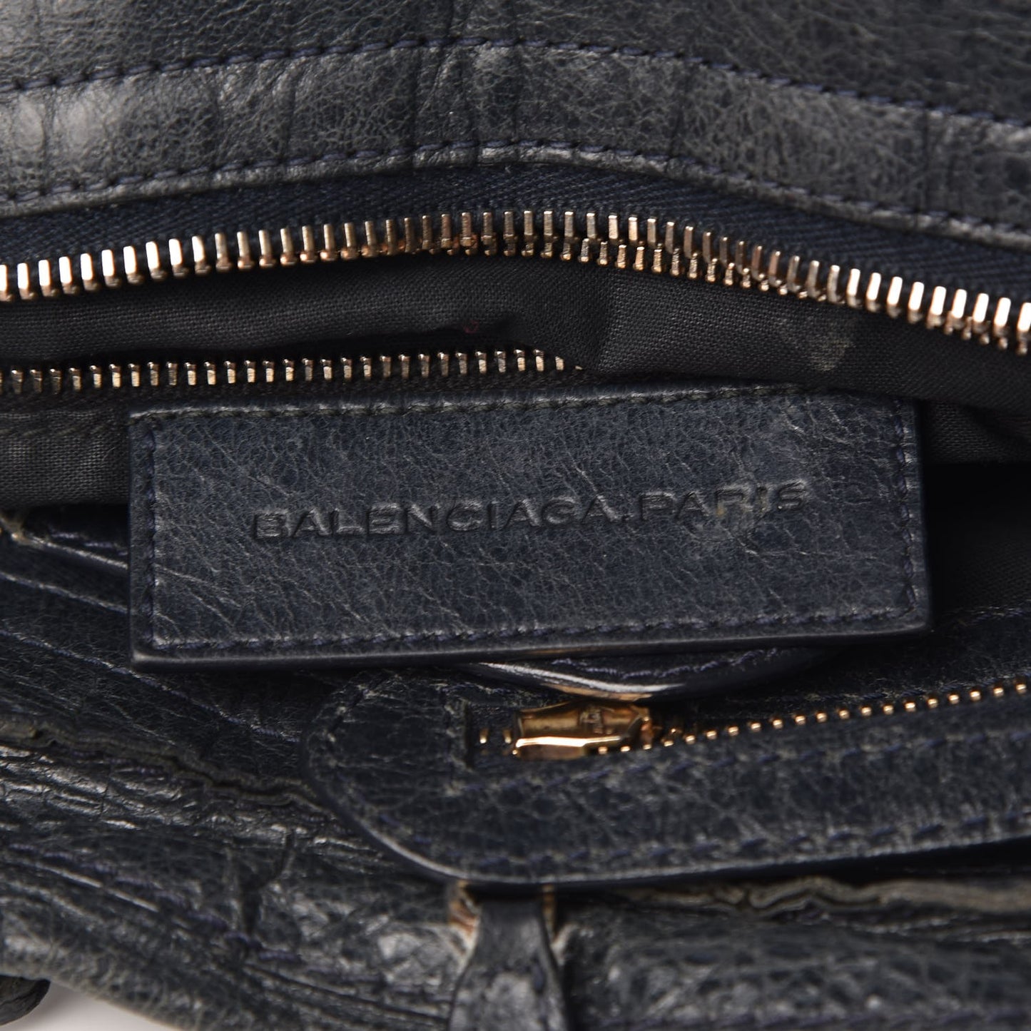Agneau Giant 12 Rose Gold Hardware City Dark Night